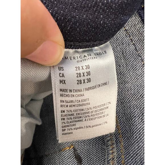 American Eagle Jeans, Athletic Fit Dark Wash Denim Ne(X)t Level Airflex, Stretch - Picture 15 of 16